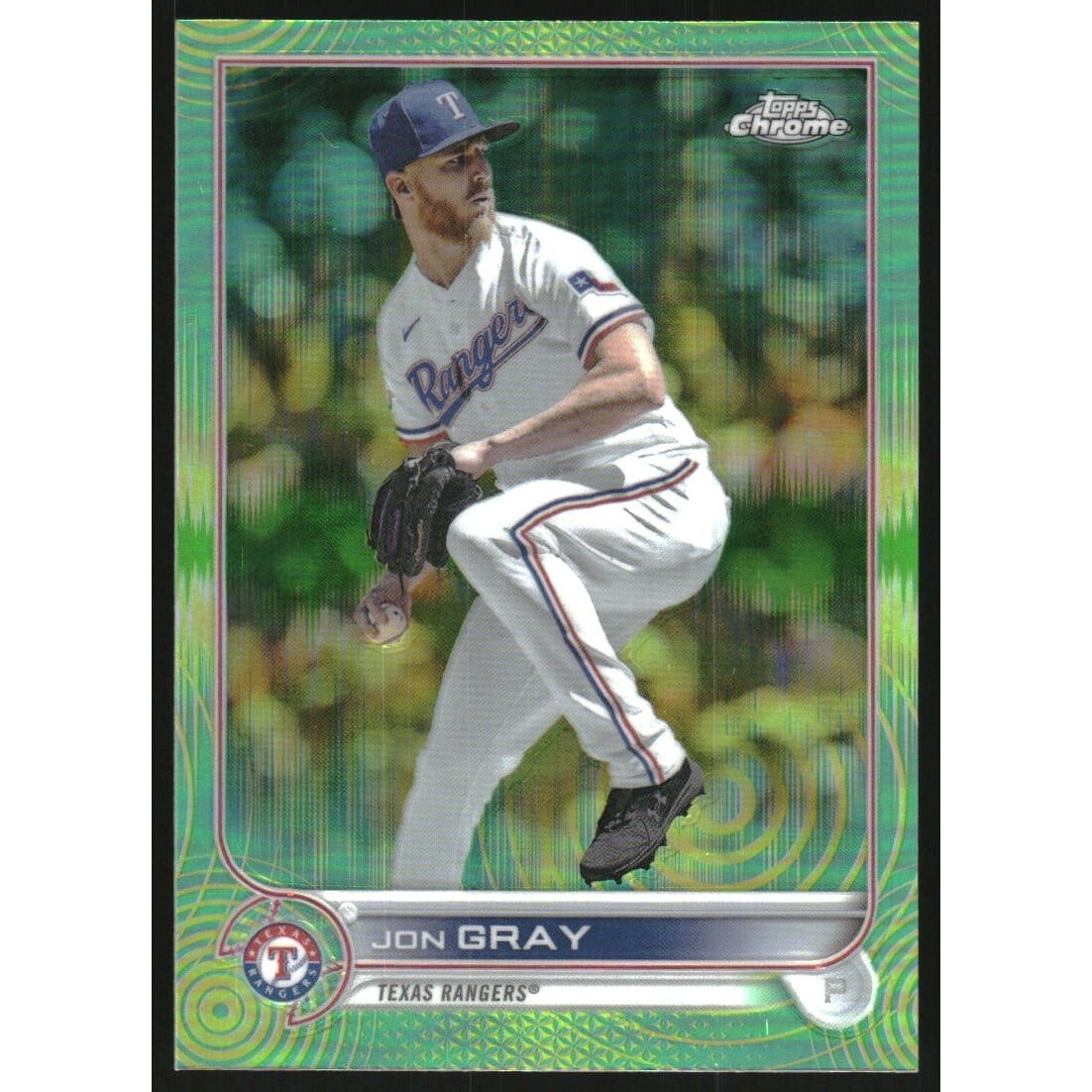 2022 Topps Chrome Sonic Green Yellow Sonic Refractors #23 Jon Gray. rookie card picture