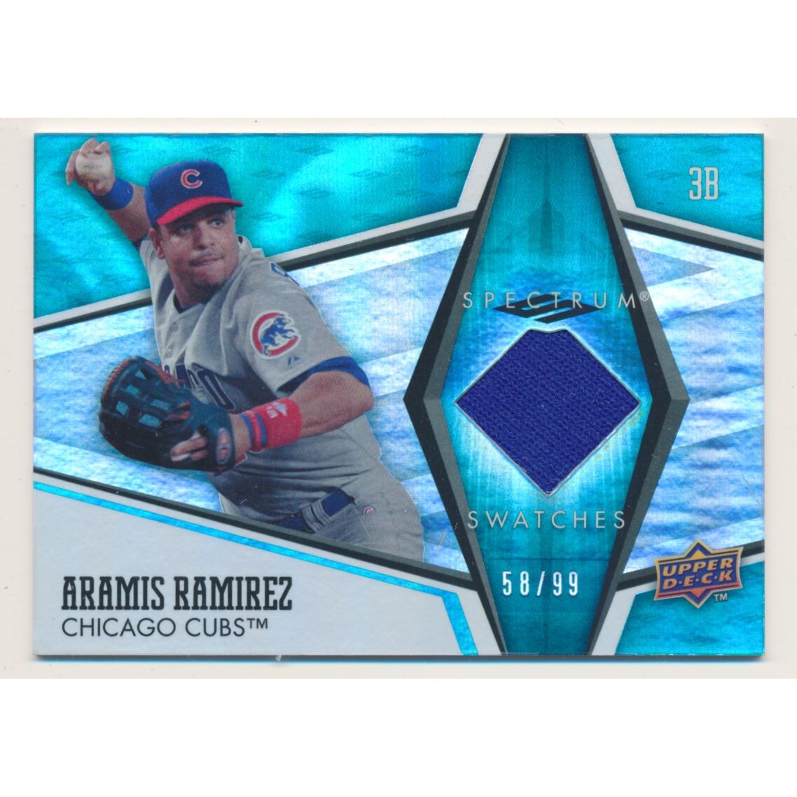 2008 Upper Deck Spectrum Spectrum Swatches #RA Aramis Ramirez. rookie card picture