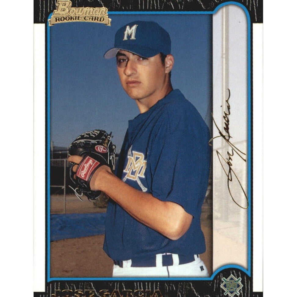 1999 Bowman Gold #379 Jose Garcia. rookie card picture