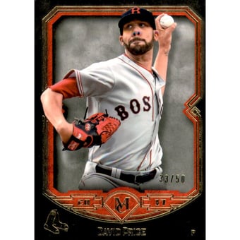 2017 Topps Museum Collection Red #44 David Price
