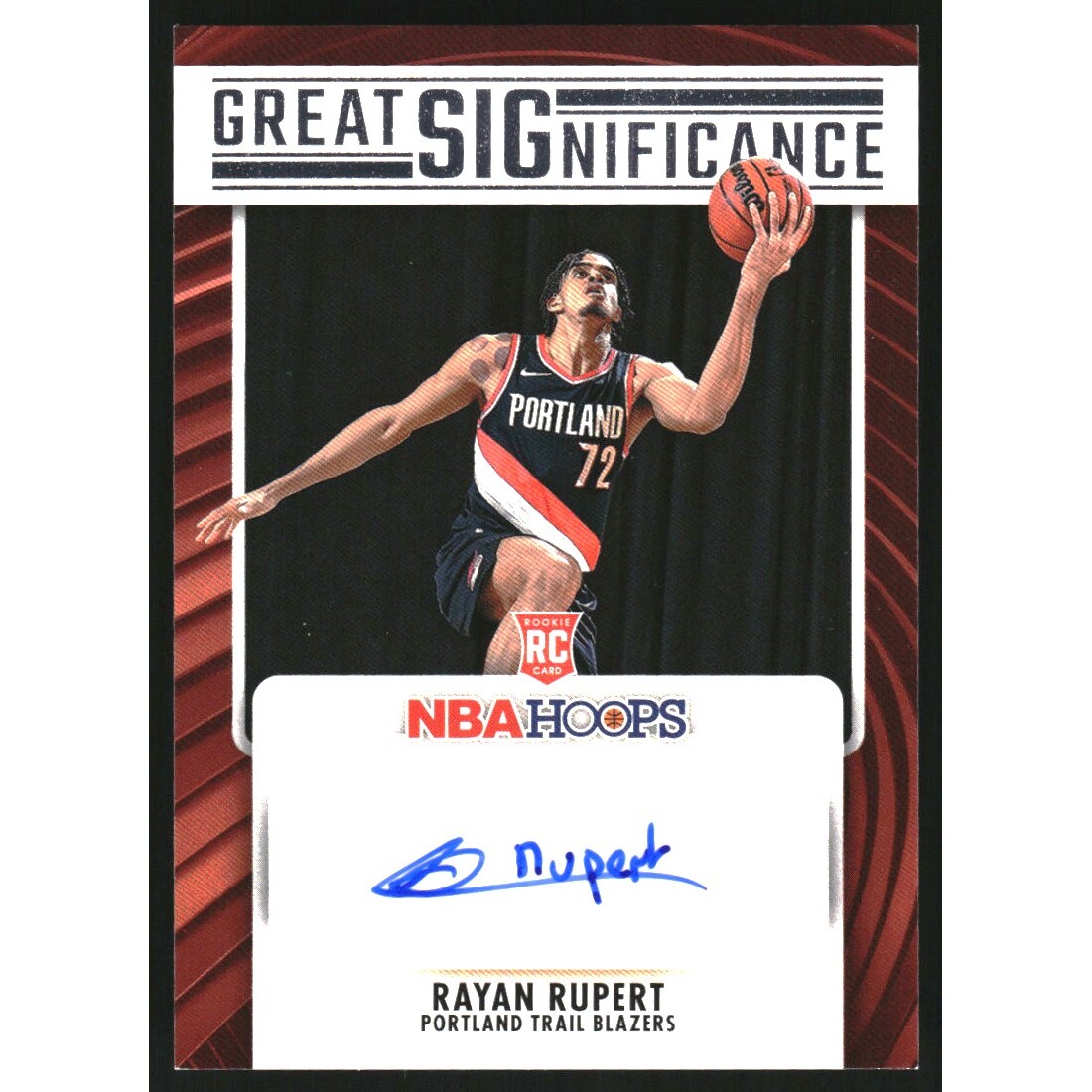 2023-24 Hoops Great SIGnificance #20 Rayan Rupert