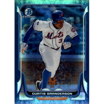 2014 Bowman Chrome Bubble Refractors #100 Curtis Granderson