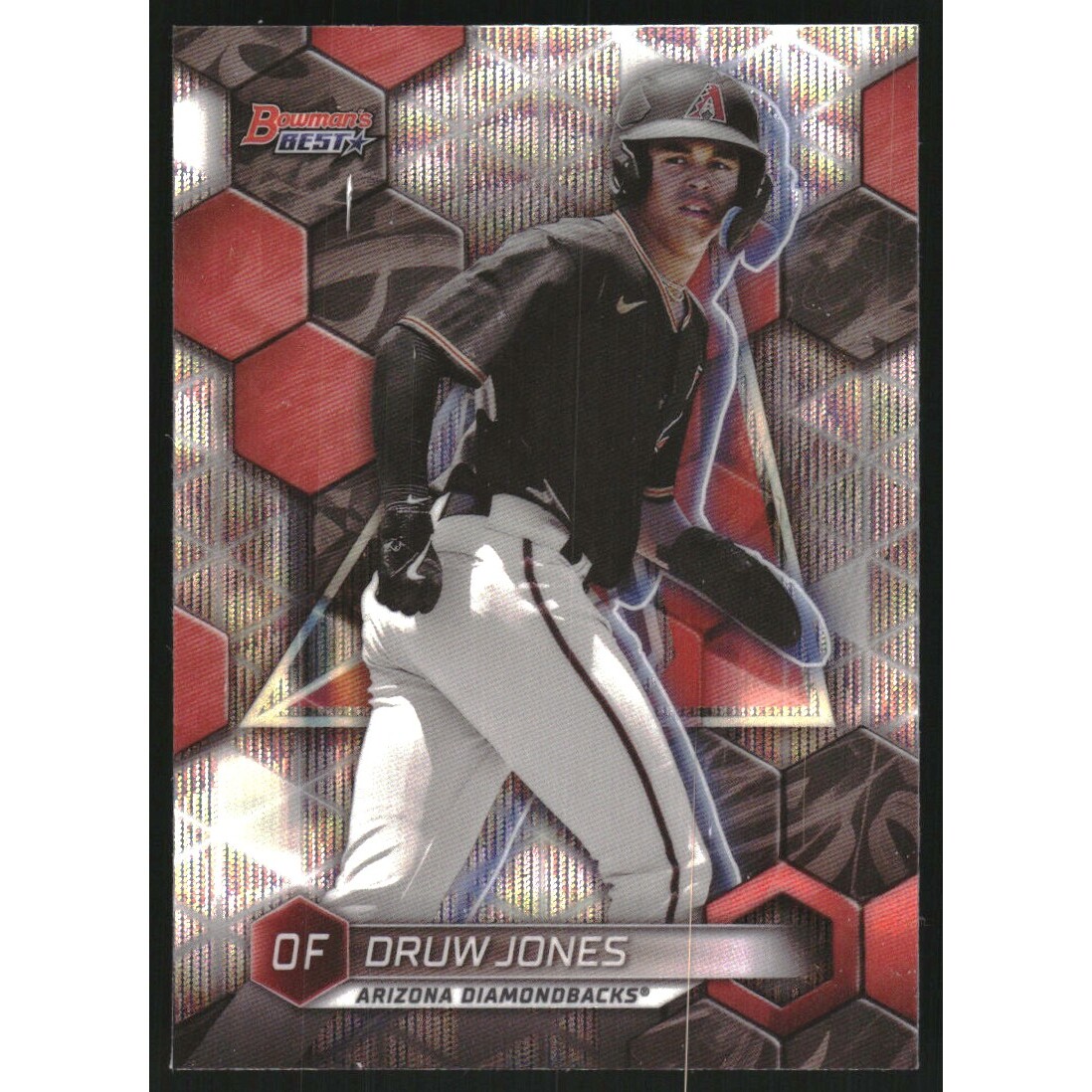2023 Bowman’s Best Top Prospects Wave Refractors #TP8 Druw Jones