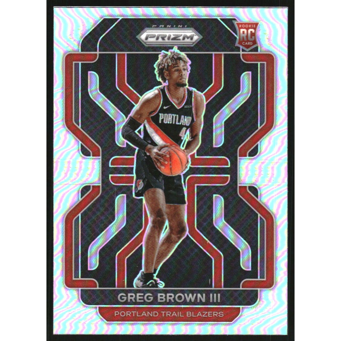 2021-22 Panini Prizm Prizms Silver #291 Greg Brown III 2021-22 Panini Prizm Prizms Silver #291 Greg Brown III