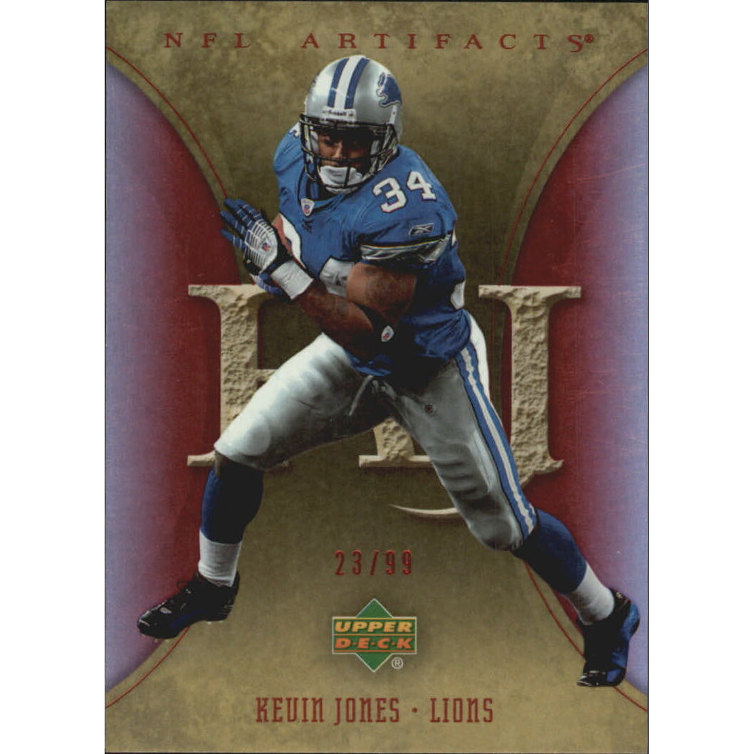 2007 Artifacts Red #35 Kevin Jones 2007 Artifacts Red #35 Kevin Jones