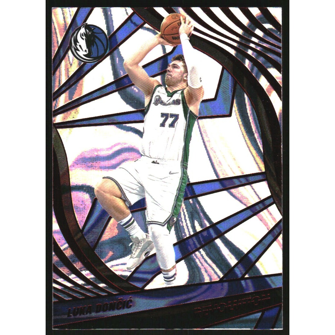 2021-22 Panini Revolution Asia Red #33 Luka Doncic
