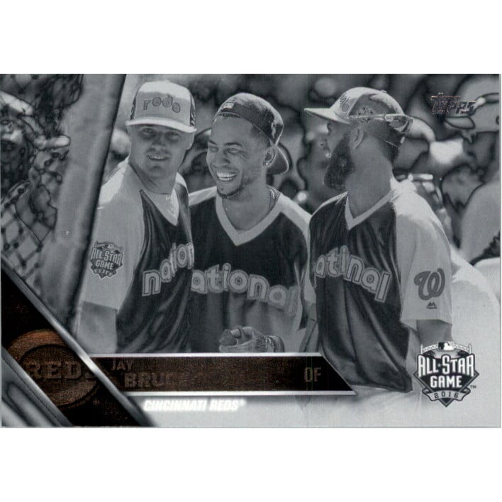 2016 Topps Update Black and White Negative #US246 Jay Bruce AS