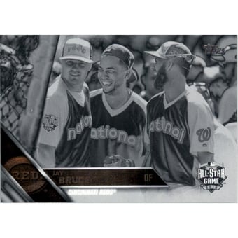 2016 Topps Update Black and White Negative #US246 Jay Bruce AS
