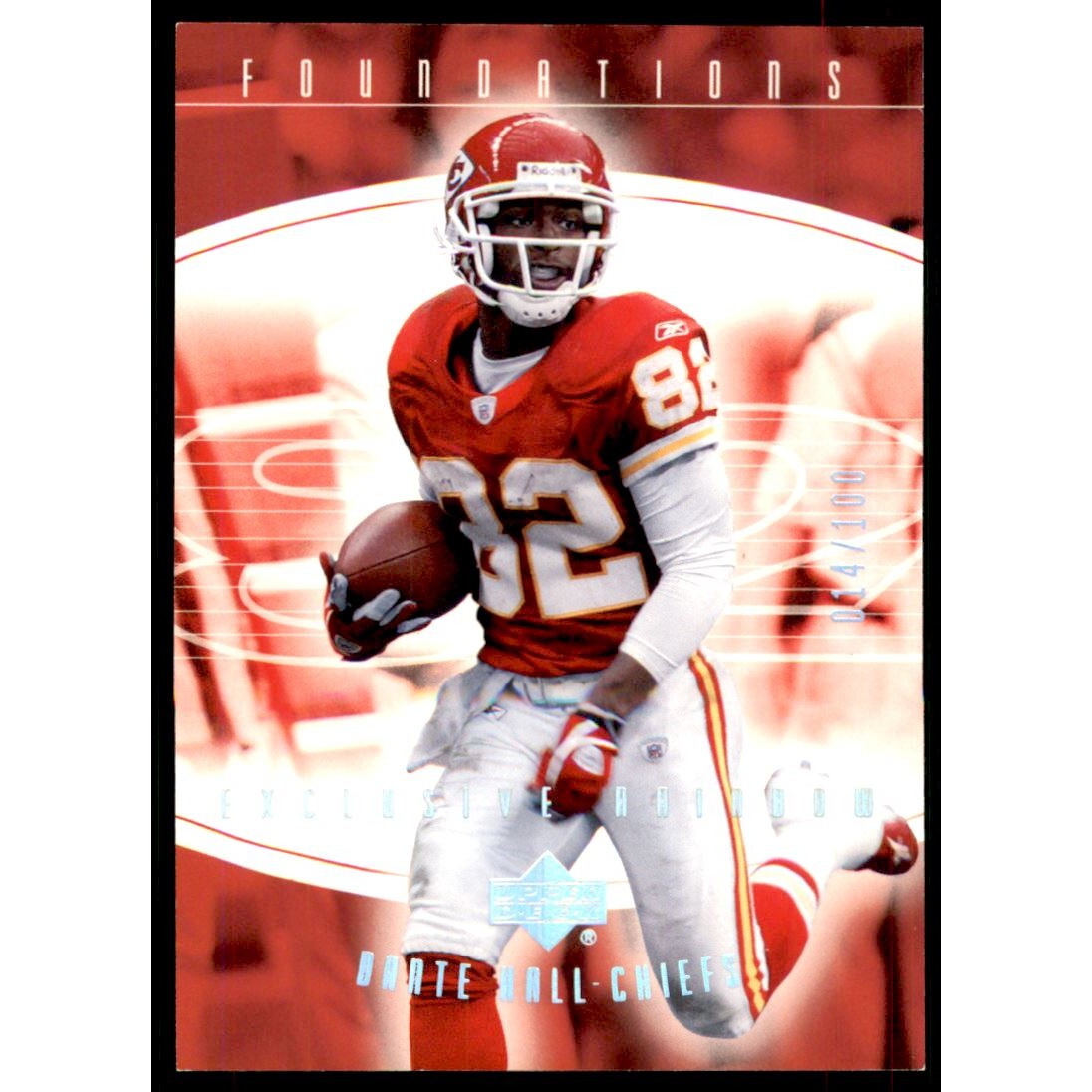 2004 Upper Deck Foundations Exclusive Rainbow Silver #49 Dante Hall