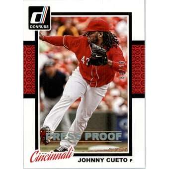 2014 Donruss Press Proofs Gold #283 Johnny Cueto