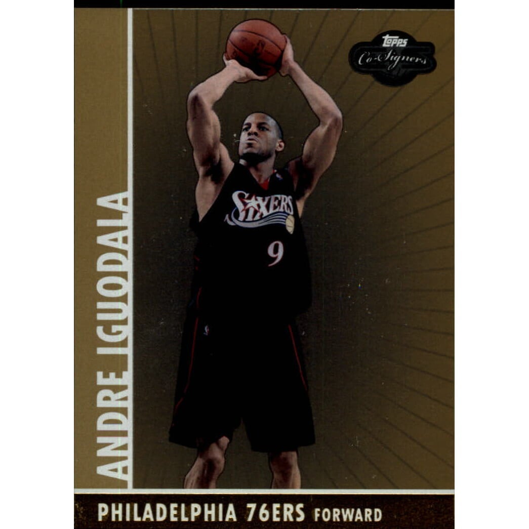 2008-09 Topps Co-Signers Gold #19 Andre Iguodala. rookie card picture