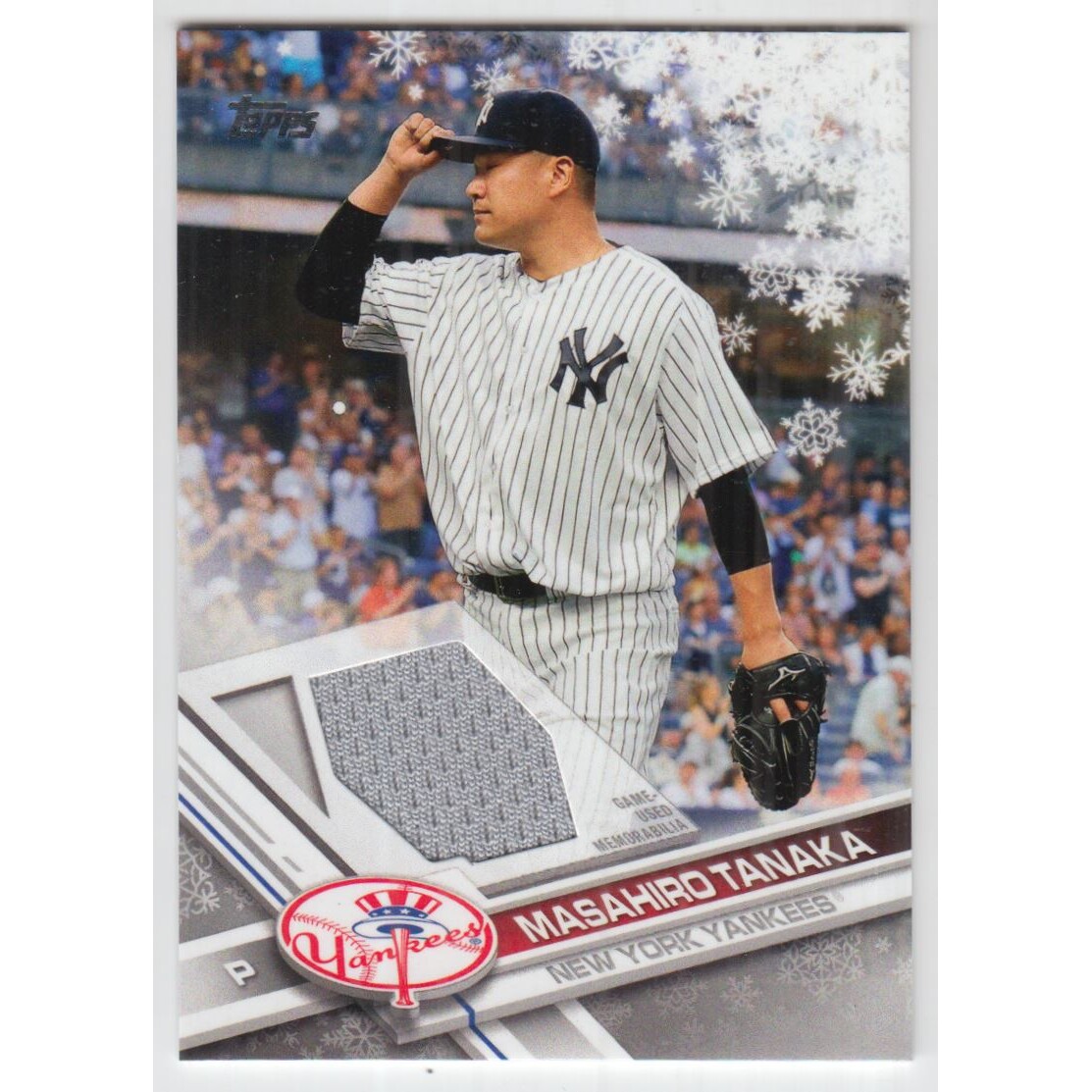 2017 Topps Walmart Holiday Snowflake Relics #RMTA Masahiro Tanaka. rookie card picture