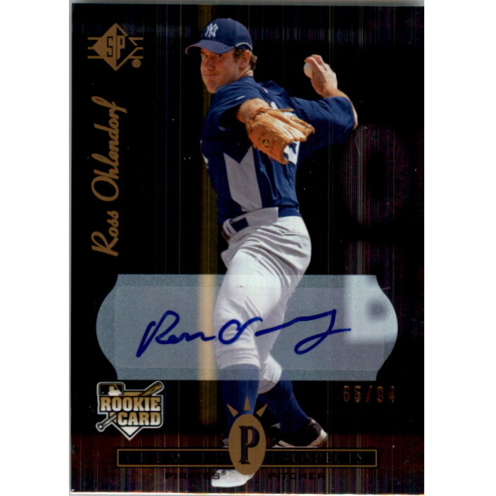 2008 Upper Deck Timeline '94 SP Autographs #354 Ross Ohlendorf. rookie card picture