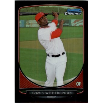 2013 Bowman Chrome Prospects Black Refractors #BCP66 Travis Witherspoon