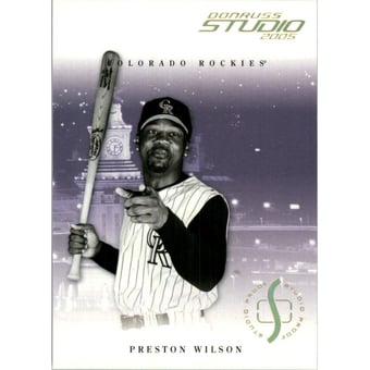 2005 Studio Proofs Gold #105 Preston Wilson