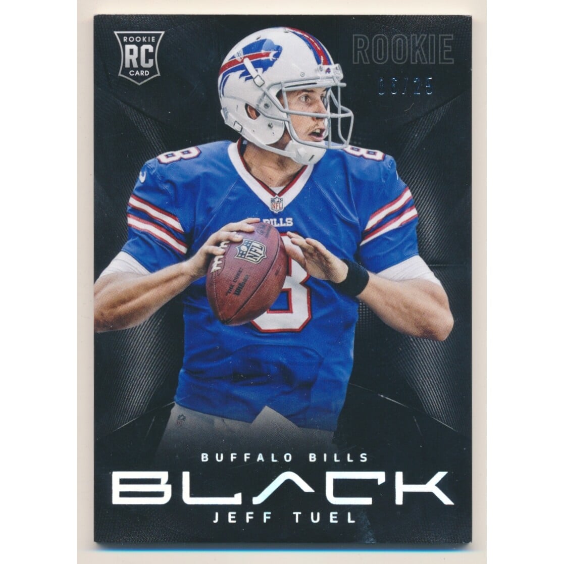 2013 Panini Black Platinum #196 Jeff Tuel. rookie card picture