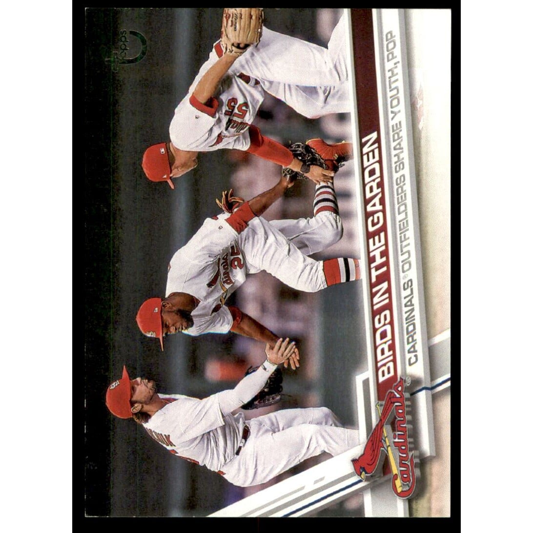 2017 Topps Update Vintage Stock #US185 Birds in the Garden{Stephen Piscotty/Jason Heyward/Randal Grichuk