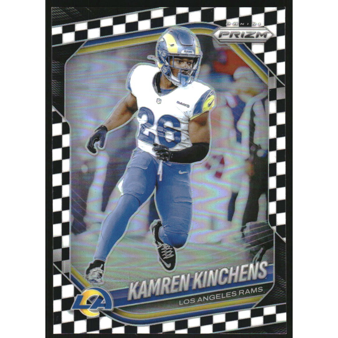 2025 Panini Prizm Prizms Black and White Checker #59 Kamren Kinchens
