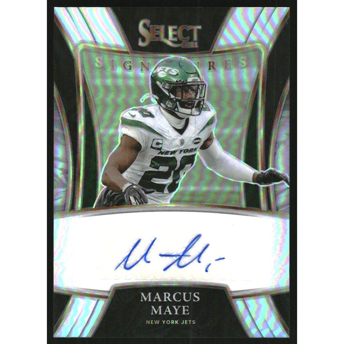 2021 Select Select Signatures Prizm #94 Marcus Maye