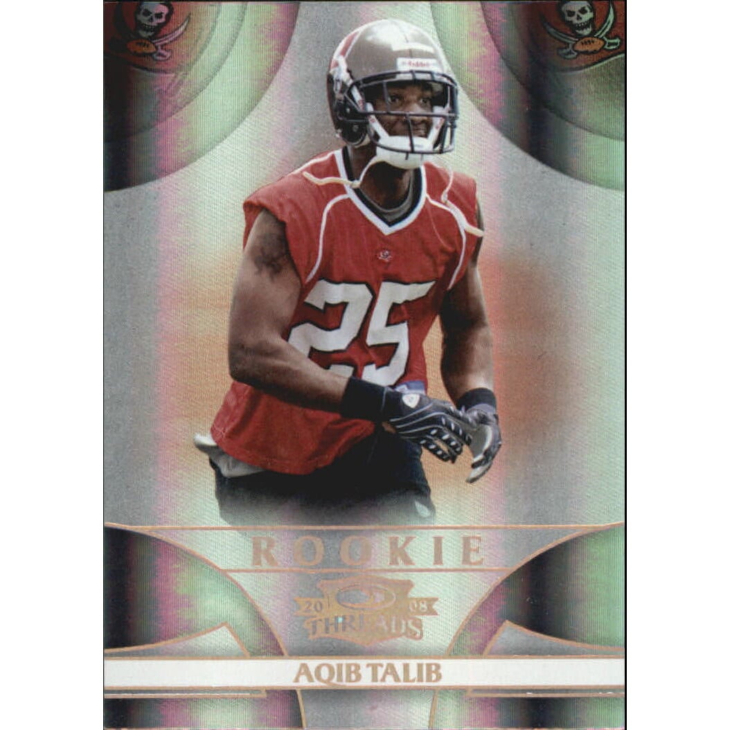 2008 Donruss Threads Bronze Holofoil #157 Aqib Talib. rookie card picture