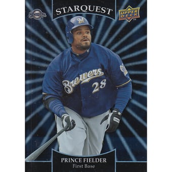 2009 Upper Deck StarQuest Ultra Rare Black #SQ22 Prince Fielder