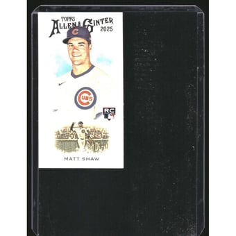 2025 Topps Allen and Ginter Mini 1889 N222 #N22224 Matt Shaw