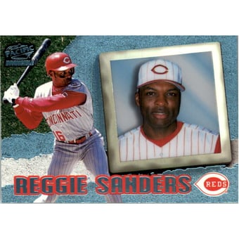 1998 Pacific Invincible Platinum Blue #88 Reggie Sanders