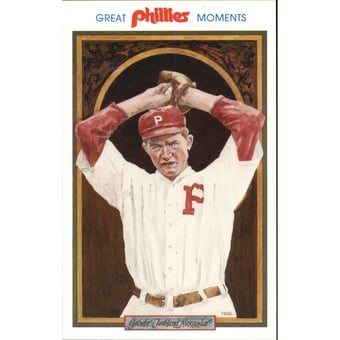 1983 Phillies Postcards Great Moments #7 Grover Alexander