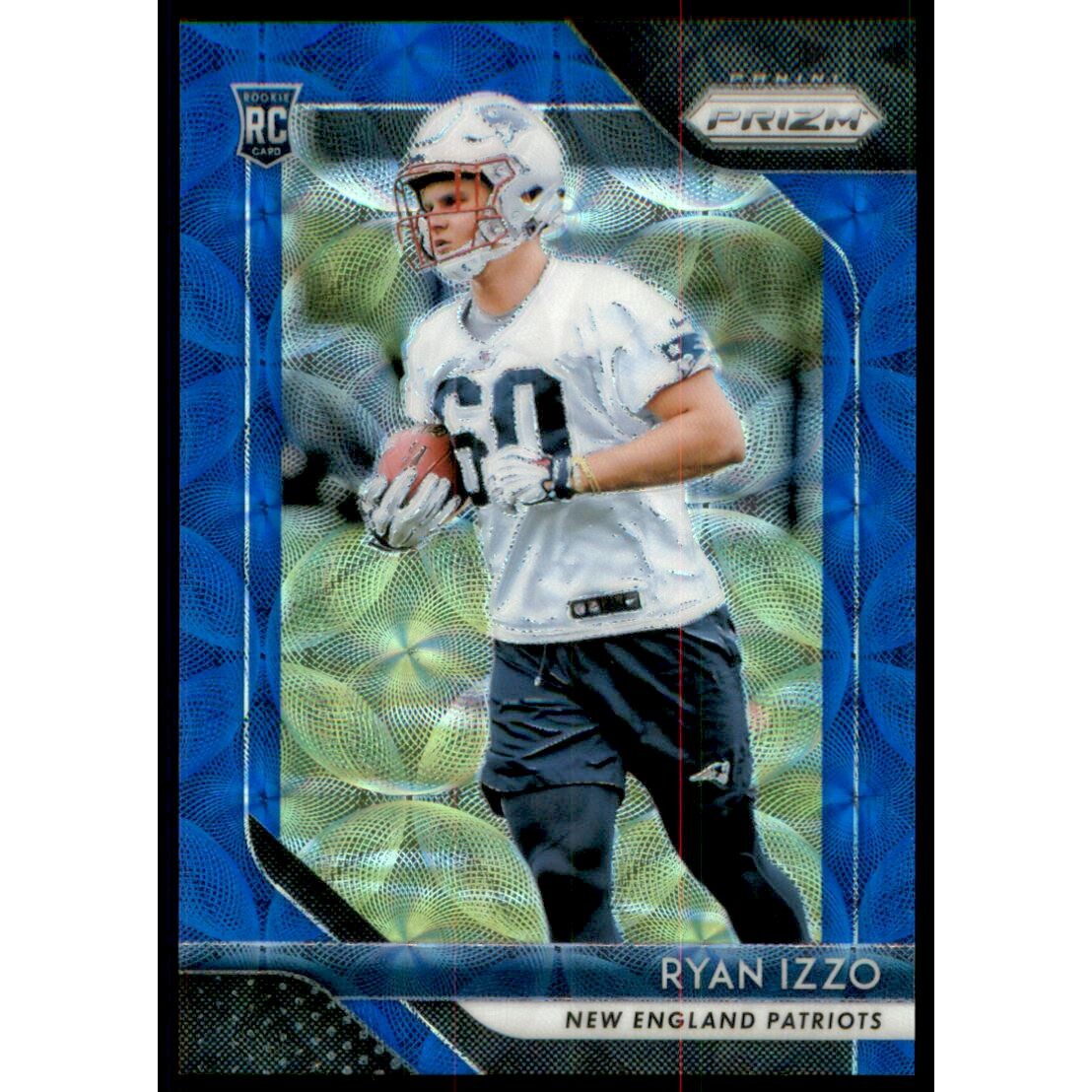 2018 Panini Prizm Prizms Blue Scope #290 Ryan Izzo. rookie card picture