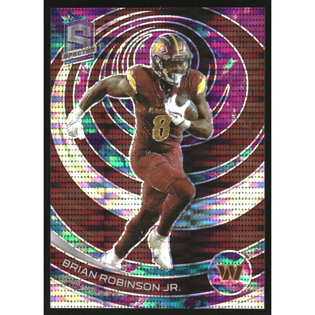 2023 Panini Spectra Celestial #97 Brian Robinson Jr.