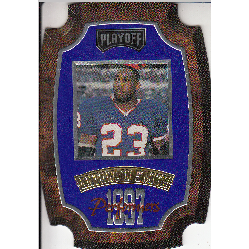 1997 Playoff Contenders Performer Plaques Blue #3 Antowain Smith