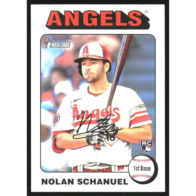 2024 Topps Heritage White Border #389 Nolan Schanuel