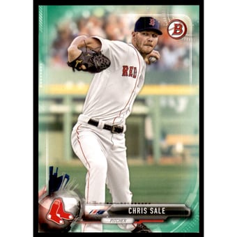 2017 Bowman Green #91 Chris Sale