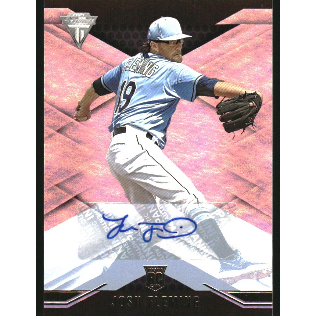 2021 Panini Titanium Autographs #19 Josh Fleming