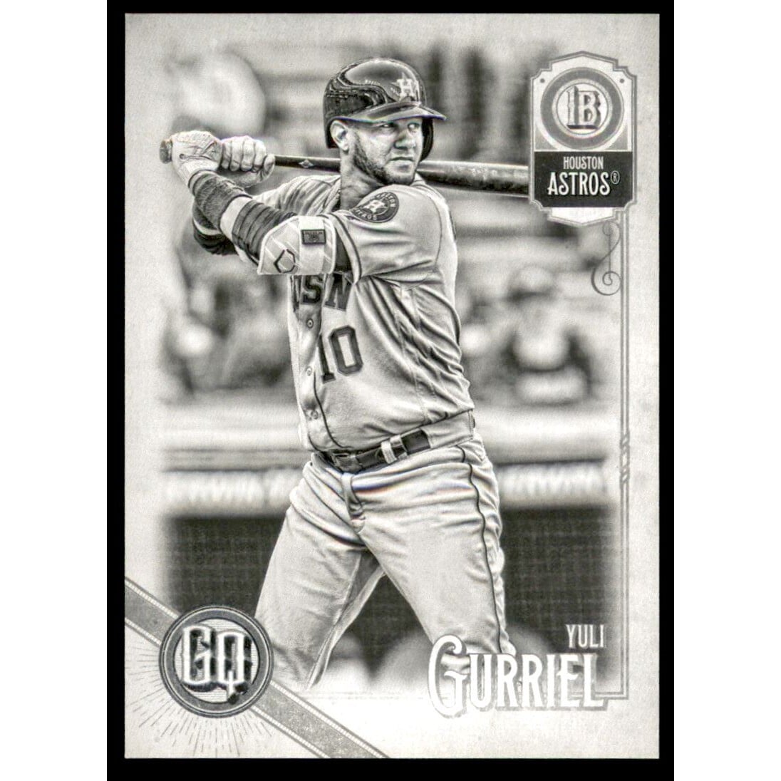 2018 Topps Gypsy Queen Black and White #280 Yuli Gurriel. rookie card picture