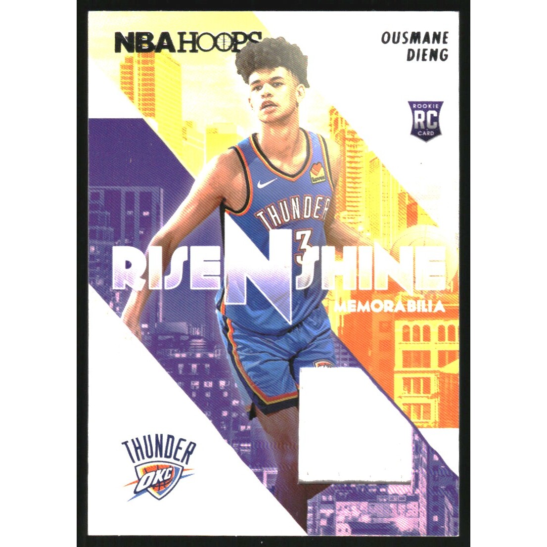2022-23 Hoops Rise N Shine Memorabilia #22 Ousmane Dieng