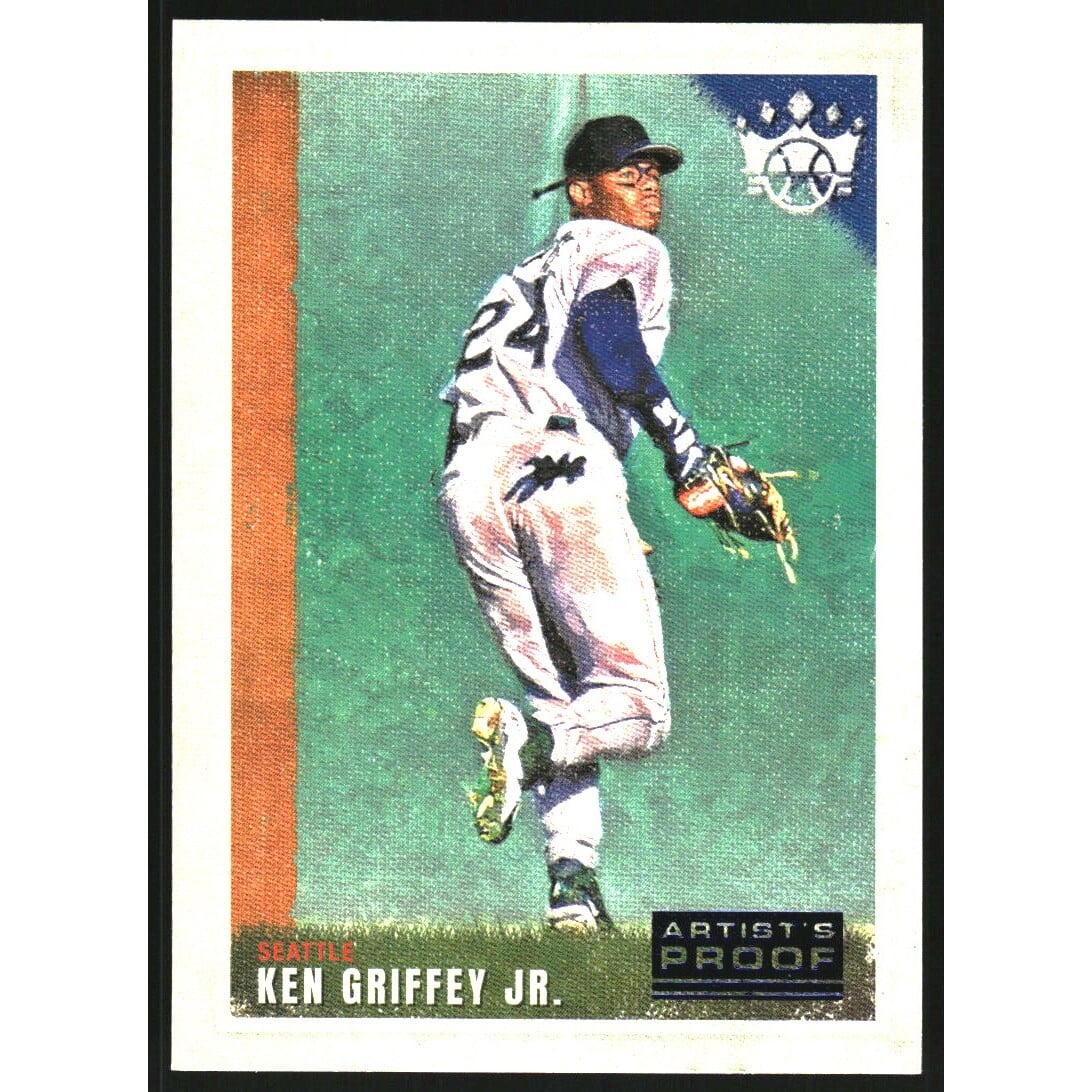 2022 Diamond Kings Artist Proof Blue #67 Ken Griffey Jr.