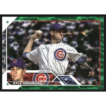 2023 Topps Green Foil #137 Kyle Hendricks