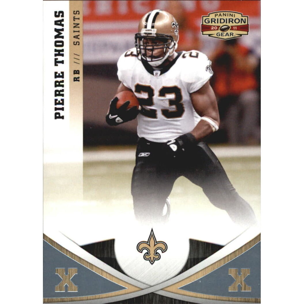 2011 Panini Gridiron Gear Platinum X's #115 Pierre Thomas. rookie card picture