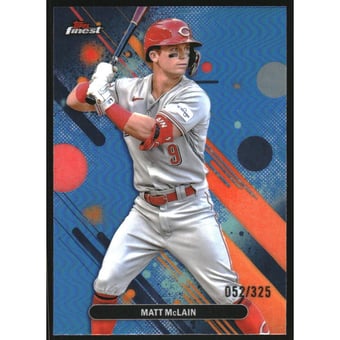 2025 Finest Sky Blue Refractors #57 Matt McLain