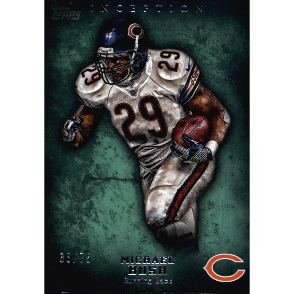 2012 Topps Inception Green #53 Michael Bush. rookie card picture