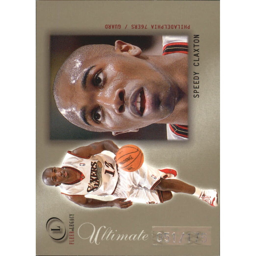 2000-01 Fleer Legacy Ultimate Legacy #106 Speedy Claxton