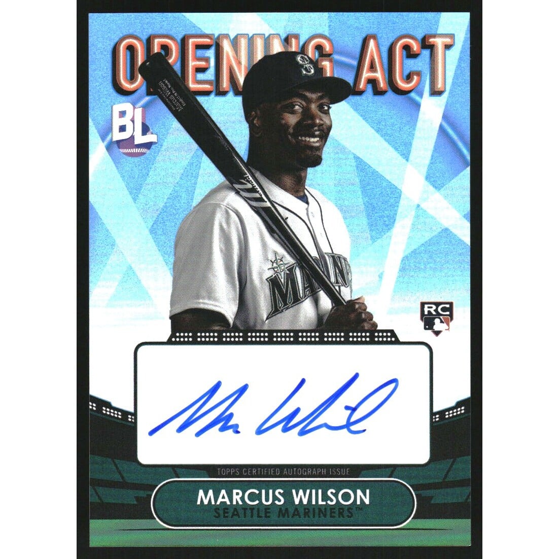 2023 Topps Big League Opening Act Autographs #OAAWIL Marcus Wilson. rookie card picture