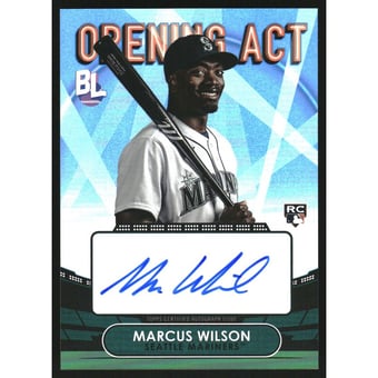 2023 Topps Big League Opening Act Autographs #OAAWIL Marcus Wilson