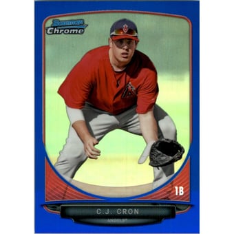 2013 Bowman Chrome Draft Top Prospects Blue Refractors #TP24 C.J. Cron