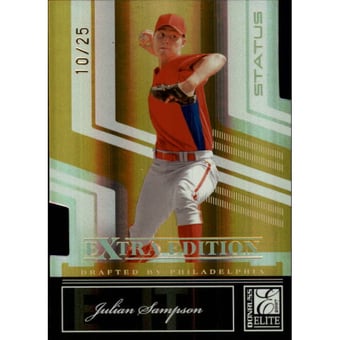 2007 Donruss Elite Extra Edition Status Gold #27 Julian Sampson