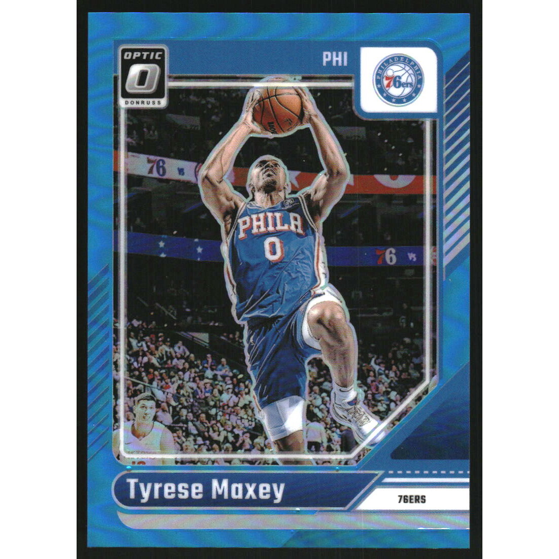 2024-25 Donruss Optic Aqua #135 Tyrese Maxey