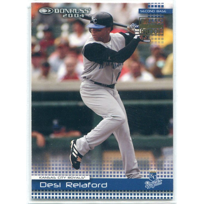 2004 Donruss Press Proofs Gold #127 Desi Relaford