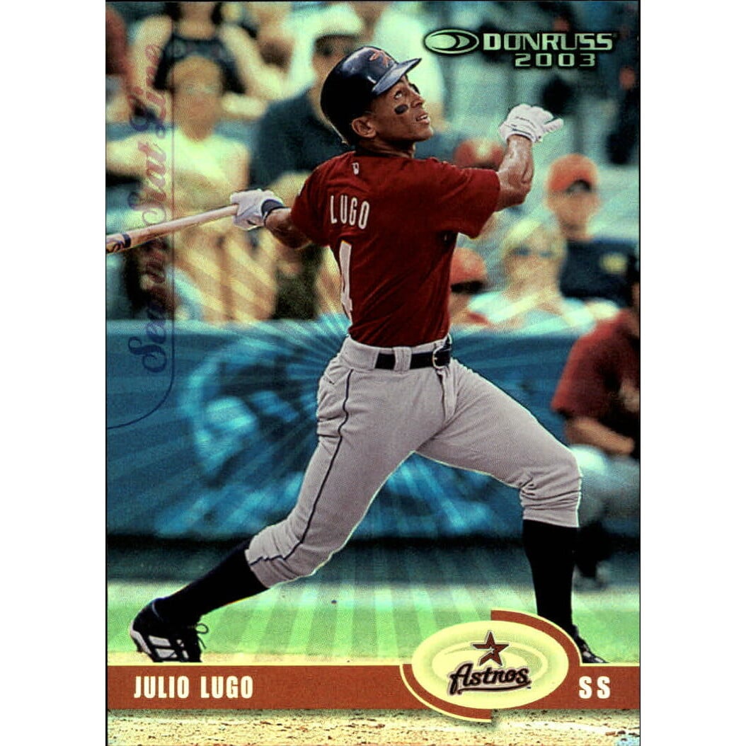 2003 Donruss Stat Line Season #297 Julio Lugo/35