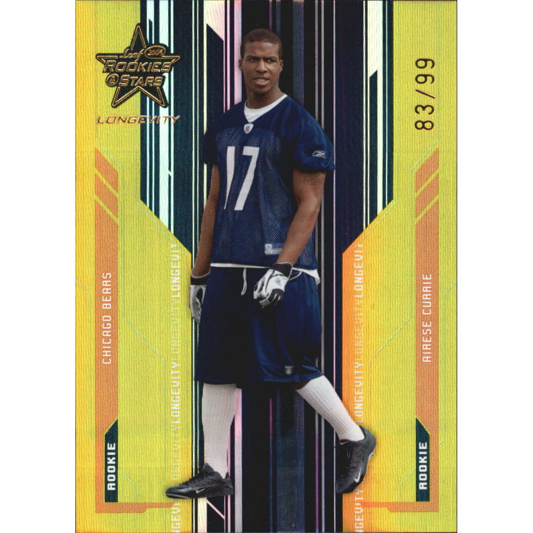 2005 Leaf Rookies and Stars Longevity Gold #204 Airese Currie